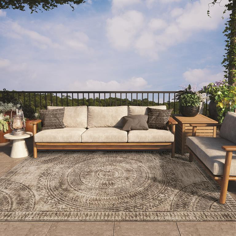 Dalyn Sedona SN7 Taupe Area Rug Room Scene 2