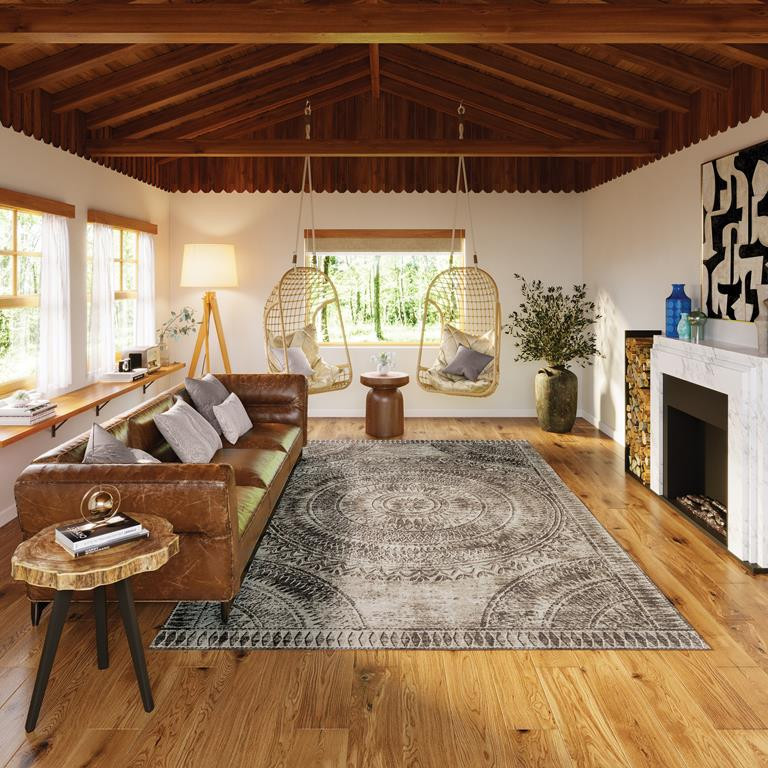 Dalyn Sedona SN7 Taupe Area Rug Room Scene 3