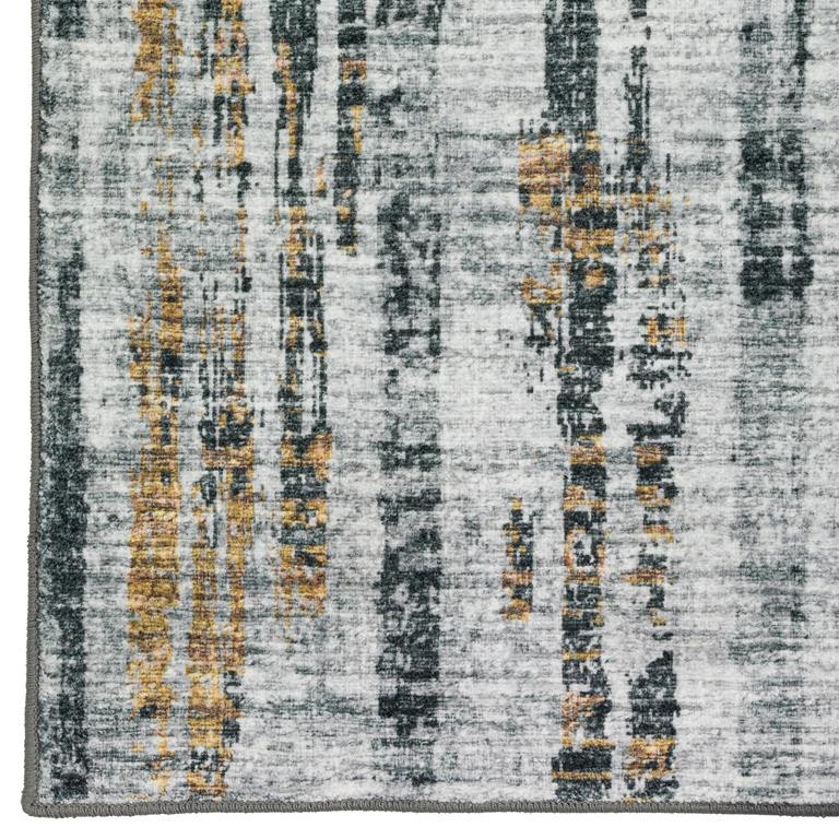 Dalyn Winslow WL6 Grey Area Rug Corner
