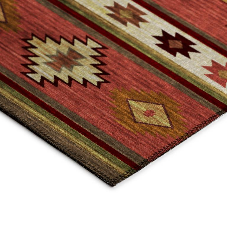 Dalyn Phoenix PH4 Paprika Area Rug on Angle
