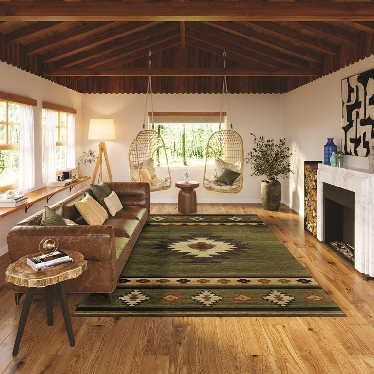 Dalyn Phoenix PH4 Cactus Area Rug Room Scene