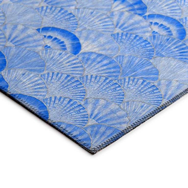 Dalyn Seabreeze SZ2 Navy Area Rug on Angle