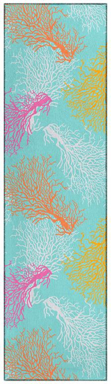 Dalyn Seabreeze SZ3 Teal Runner Area Rug