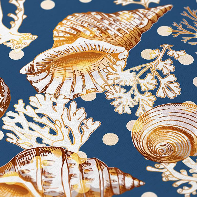 Dalyn Seabreeze SZ6 Navy Area Rug Closeup