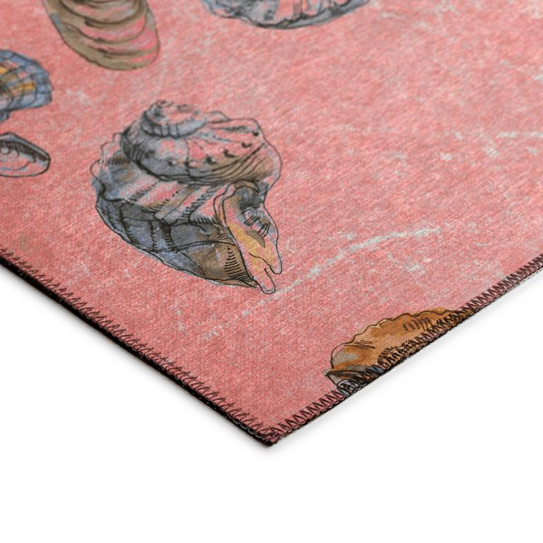 Dalyn Seabreeze SZ9 Salmon Area Rug on Angle