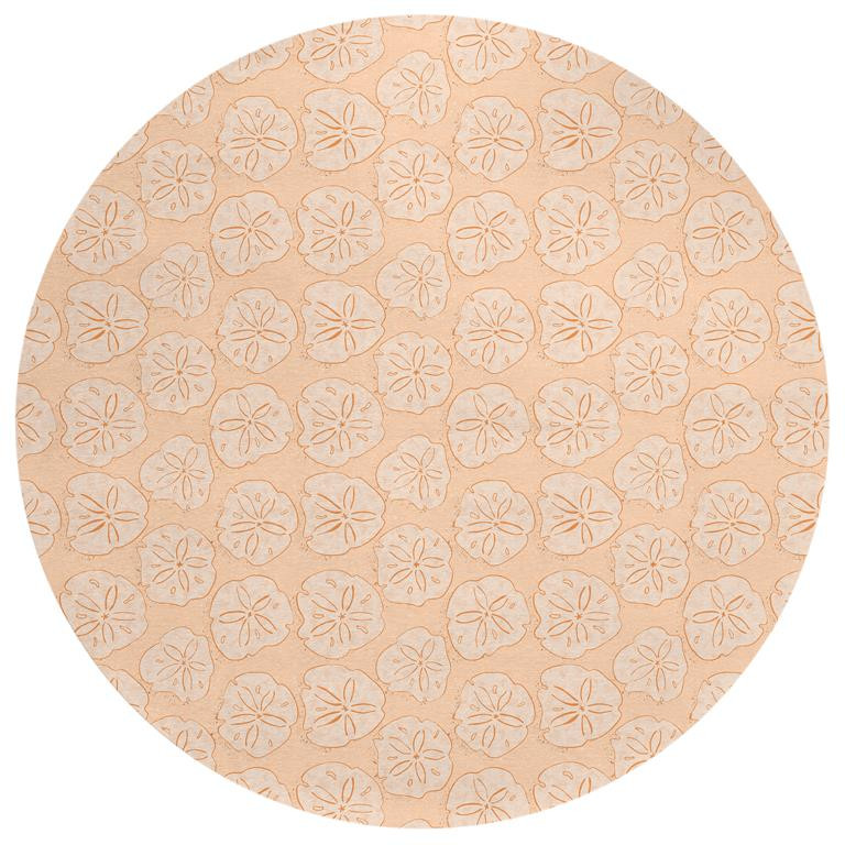 Dalyn Seabreeze SZ10 Peach Round Area Rug