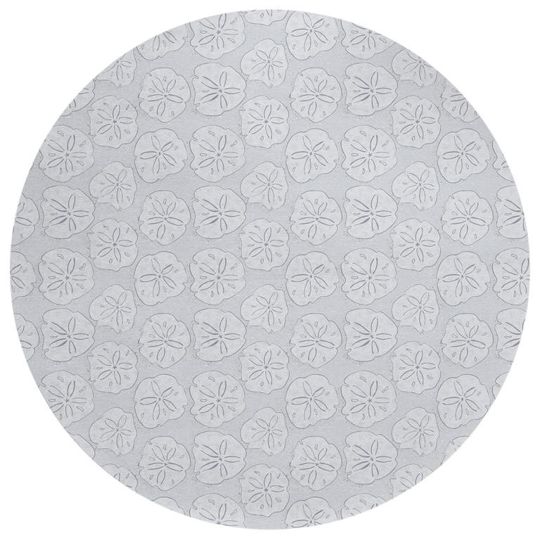 Dalyn Seabreeze SZ10 Silver Round Area Rug