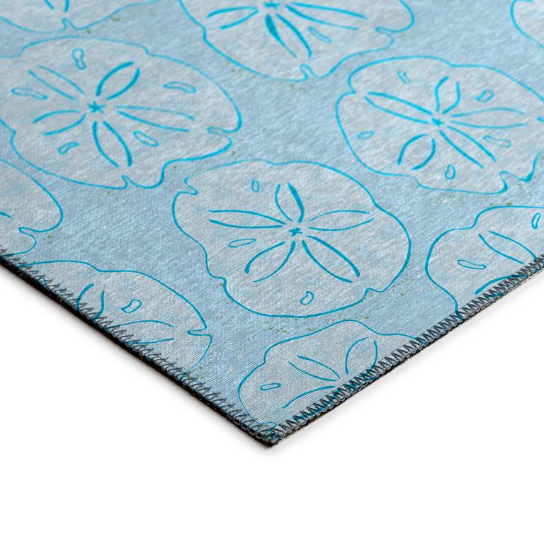 Dalyn Seabreeze SZ10 Sky Area Rug on Angle