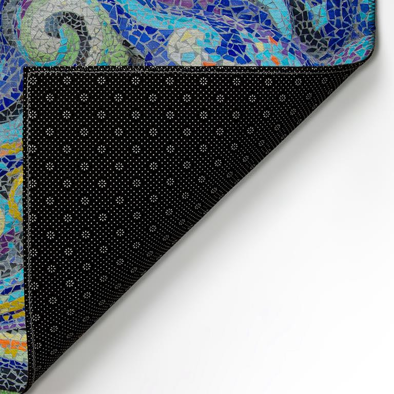 Dalyn Seabreeze SZ14 Indigo Area Rug Backing