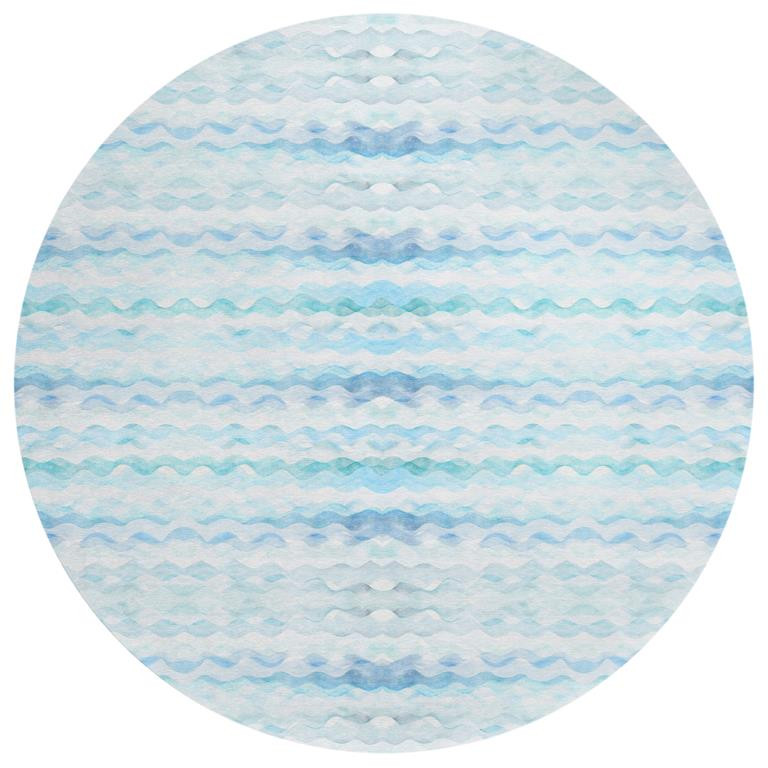 Dalyn Seabreeze SZ16 Denim Round Area Rug