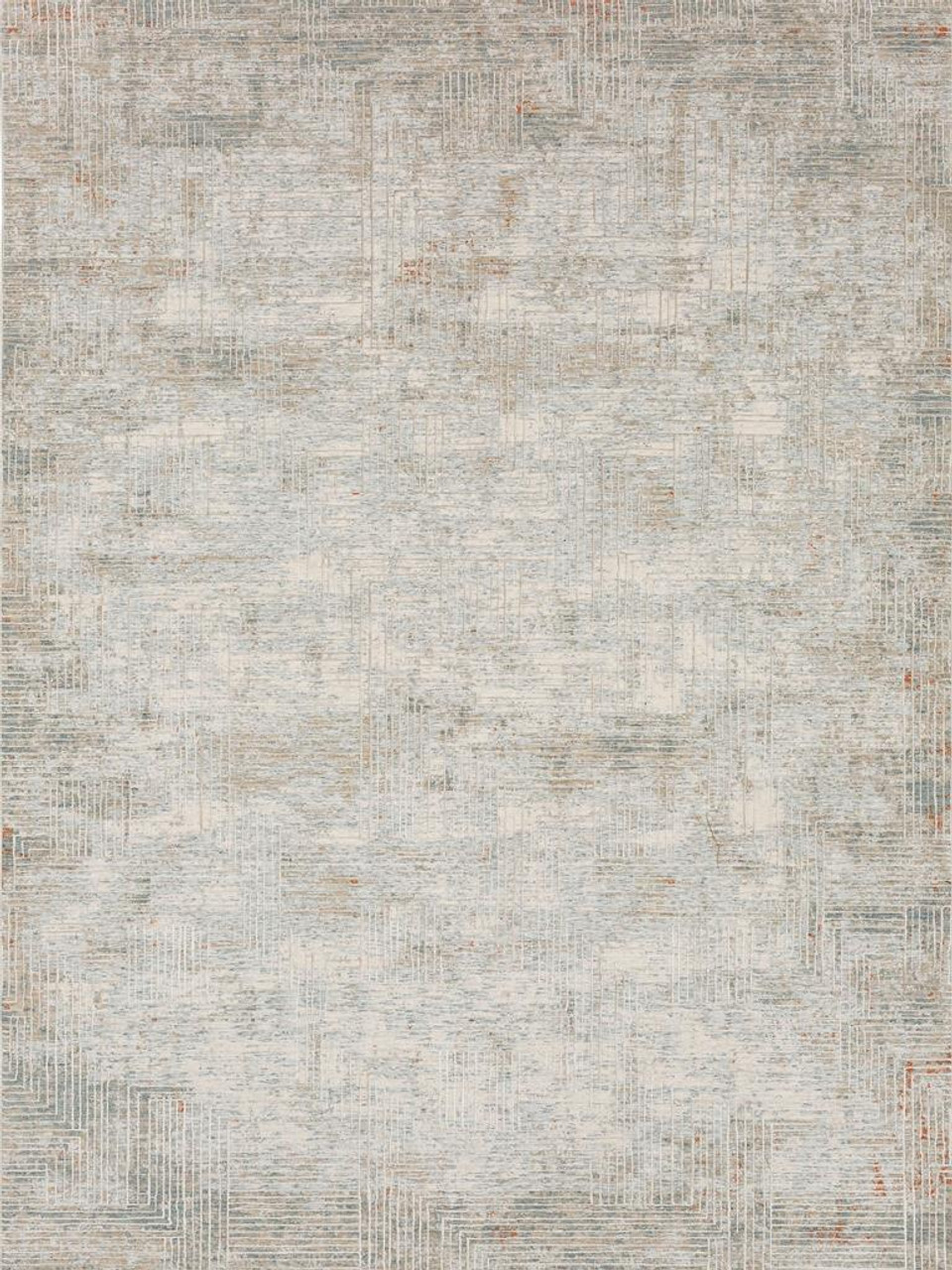 Karastan Solitude R1038-17214 Plaza Dilao Dark Grey Beige Area Rug