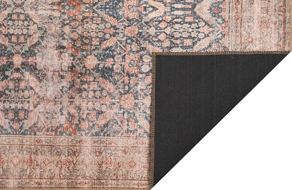 Kas London Blue Sophie Area Rug Back Image
