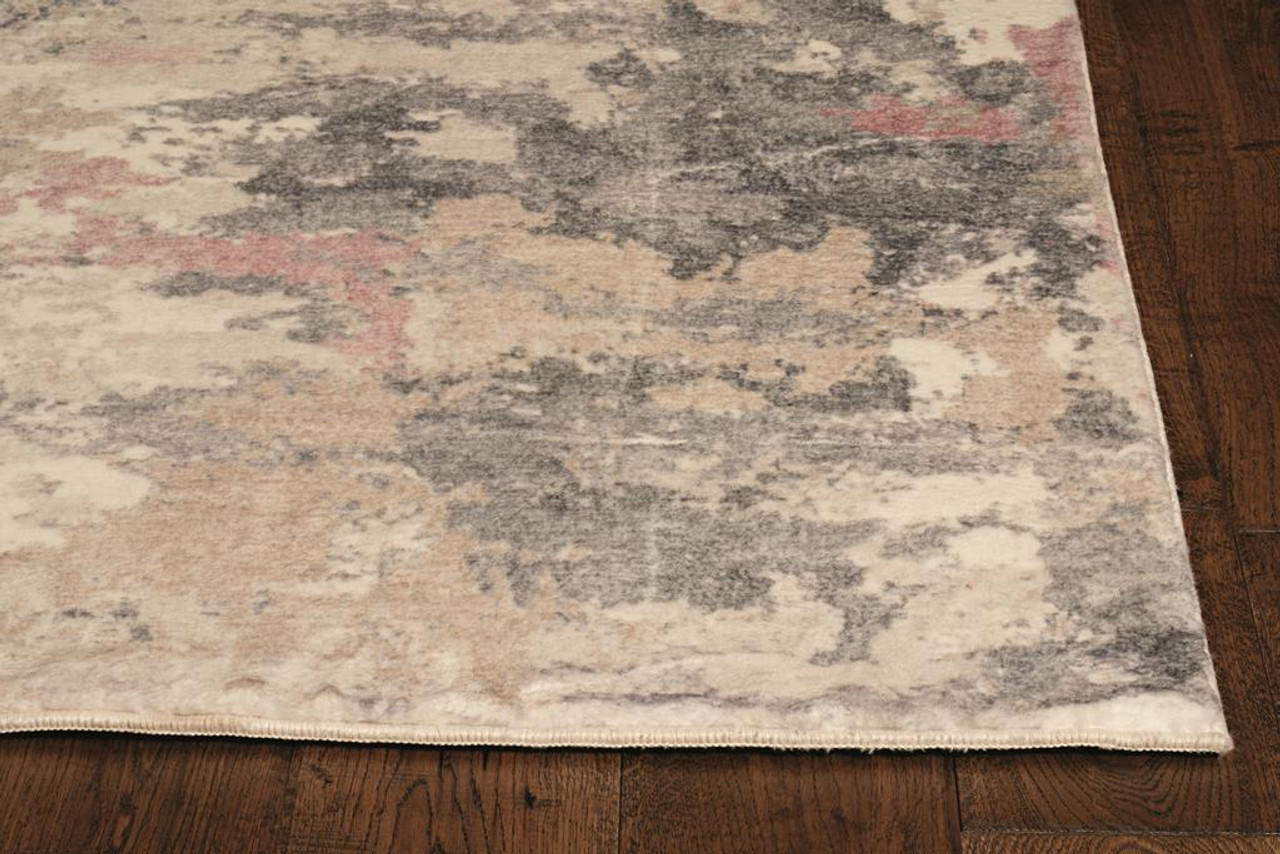 Kas Roxy 2812 Blush Landscape Area Rug Corner