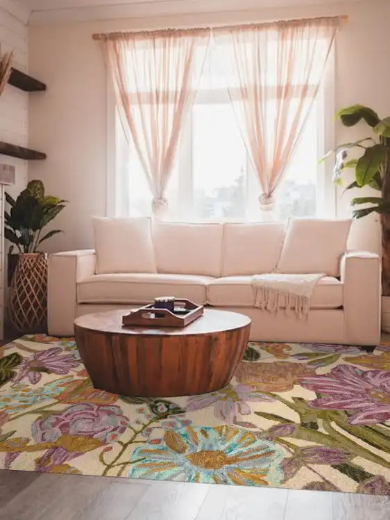 Loloi Belladonna BLM-04 Ivory Multi Area Rug - Carpet & Tile Mart