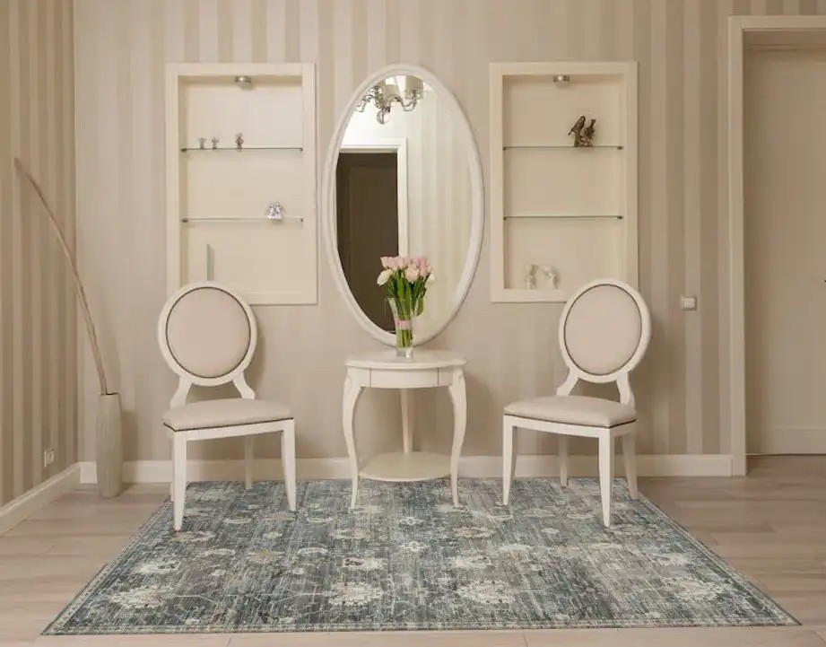 Loloi Bonney BNY-03 Lagoon Ivory Area Rug - Carpet & Tile Mart