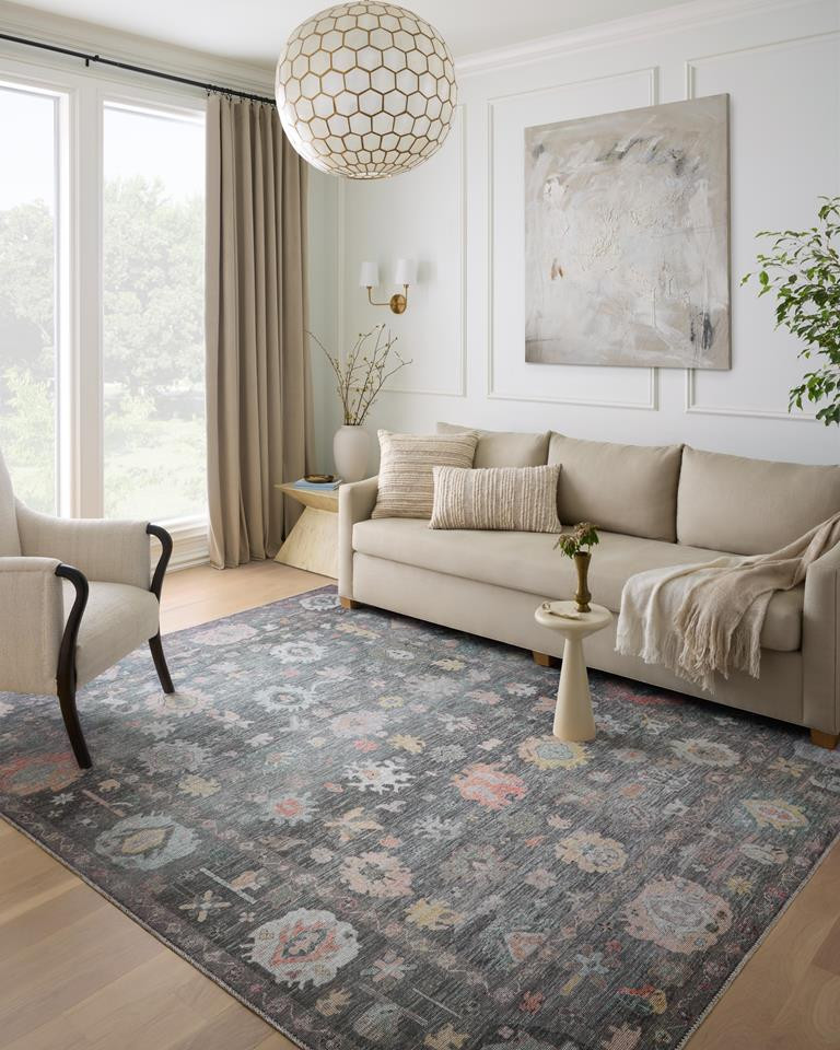 Loloi II Elysium ELY-03 Charcoal Multi Area Rug | Carpetmart.com