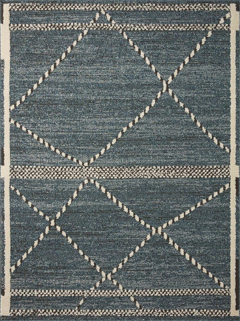 Loloi II Fabian FAB-01 Denim Charcoal Area Rug