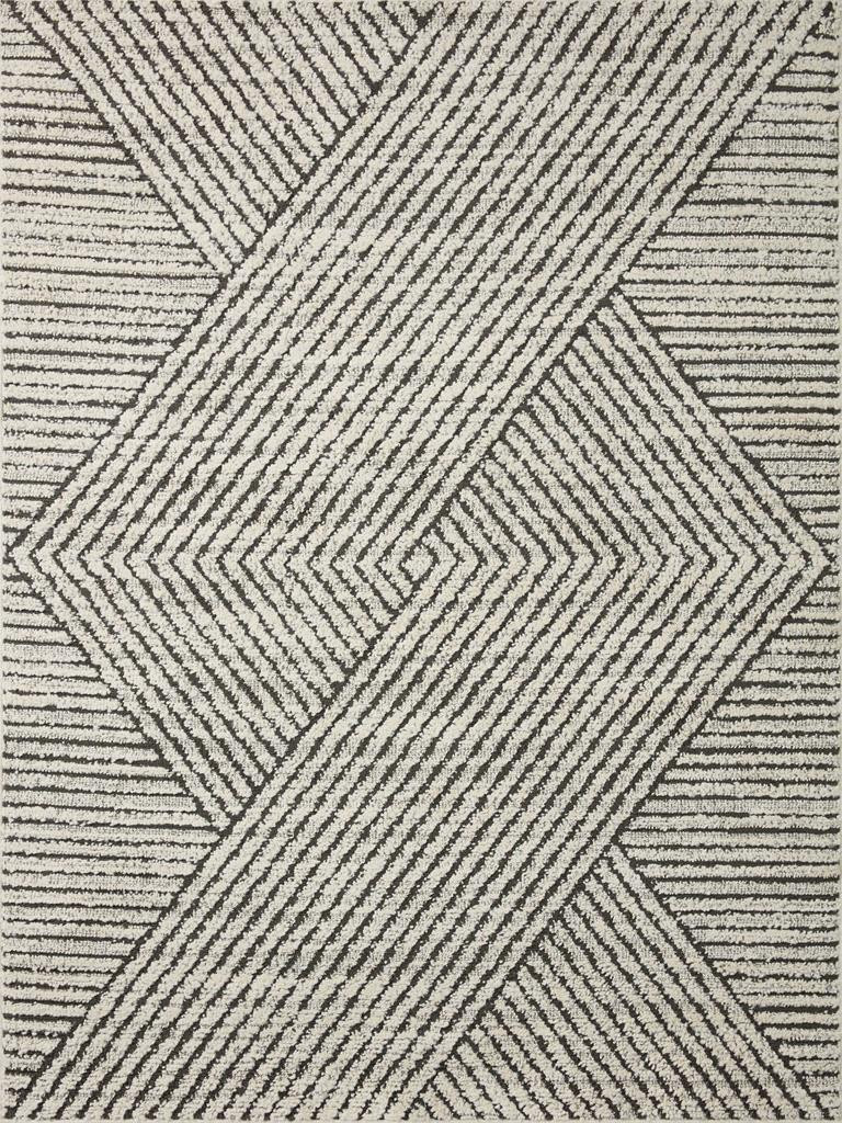 Loloi II Fabian FAB-06 Charcoal Ivory Area Rug | Carpetmart.com