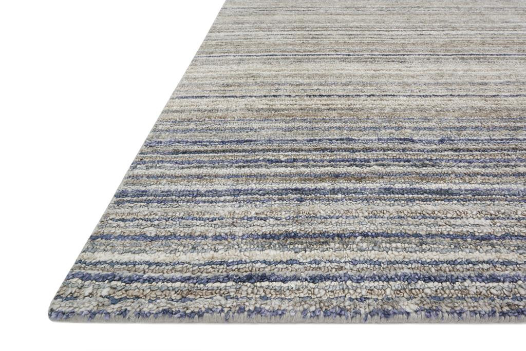 Loloi Haven VH-01 Silver Blue Area Rug Angle