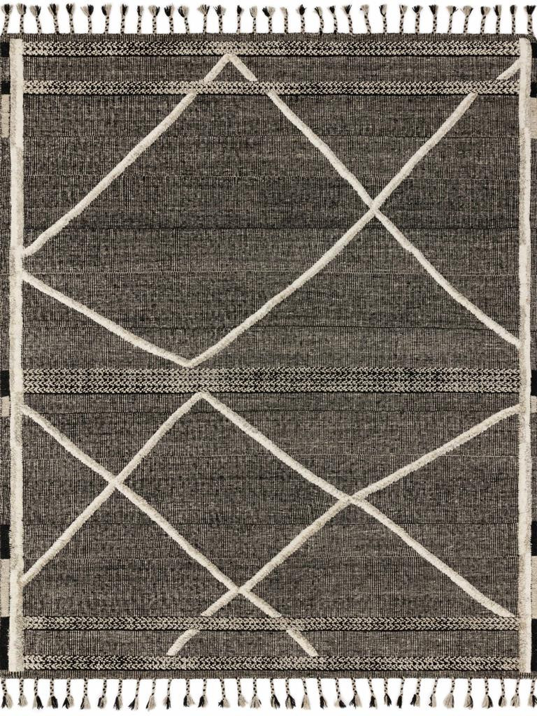 Loloi Iman IMA-02 Beige Charcoal Area Rug
