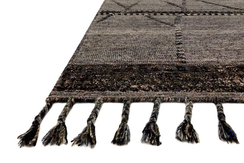 Loloi Iman IMA-04 Grey Multi Area Rug Angle