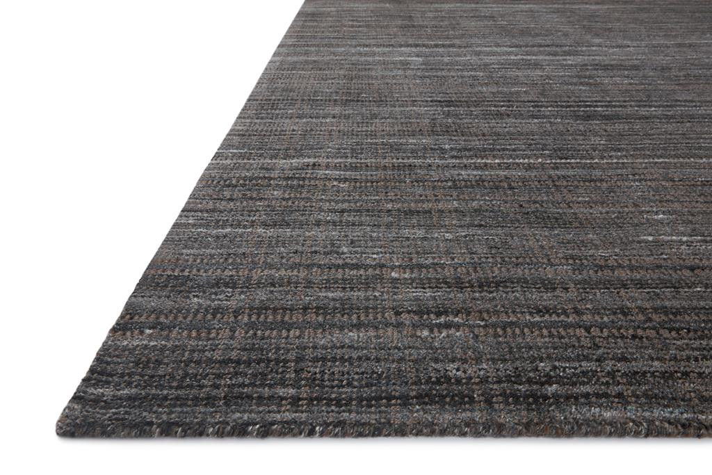 Loloi Jamie JEM-01 Graphite Charcoal Area Rug Angle