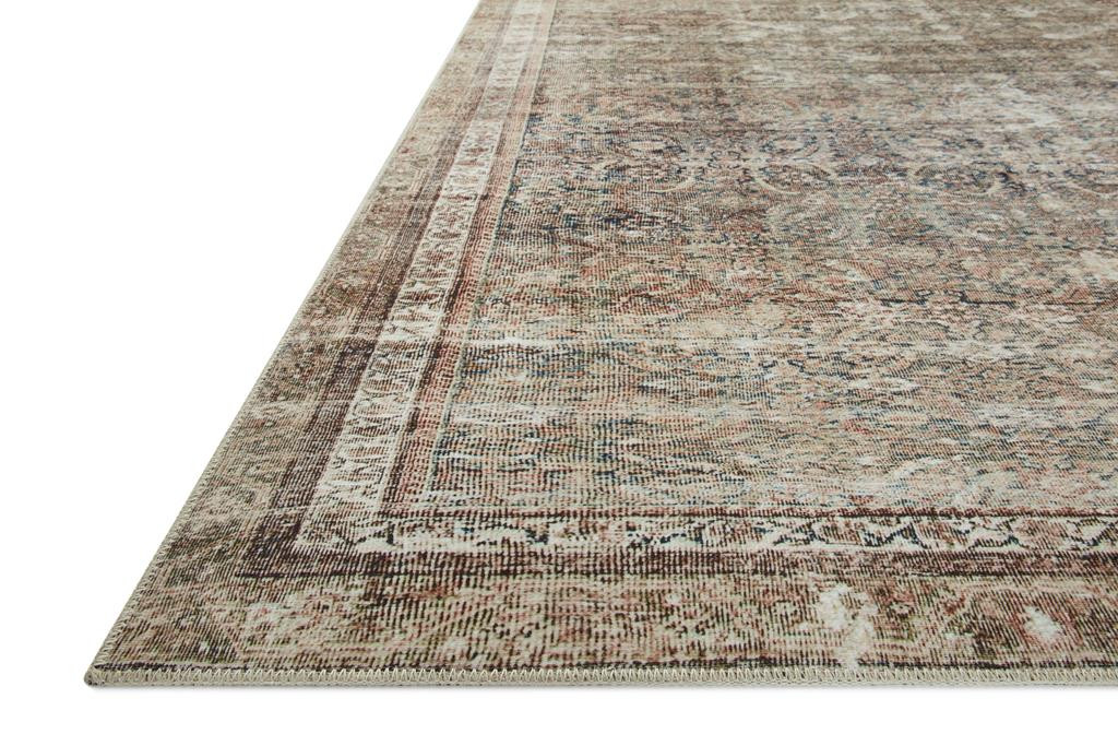 Jules JUL-09 Ink Terracotta Area Rug Angle
