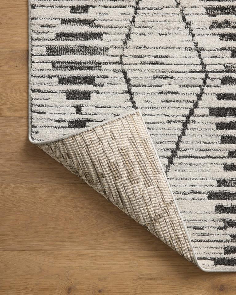 Loloi II Kamala KAM-02 Charcoal Dove Area Rug | Carpetmart.com