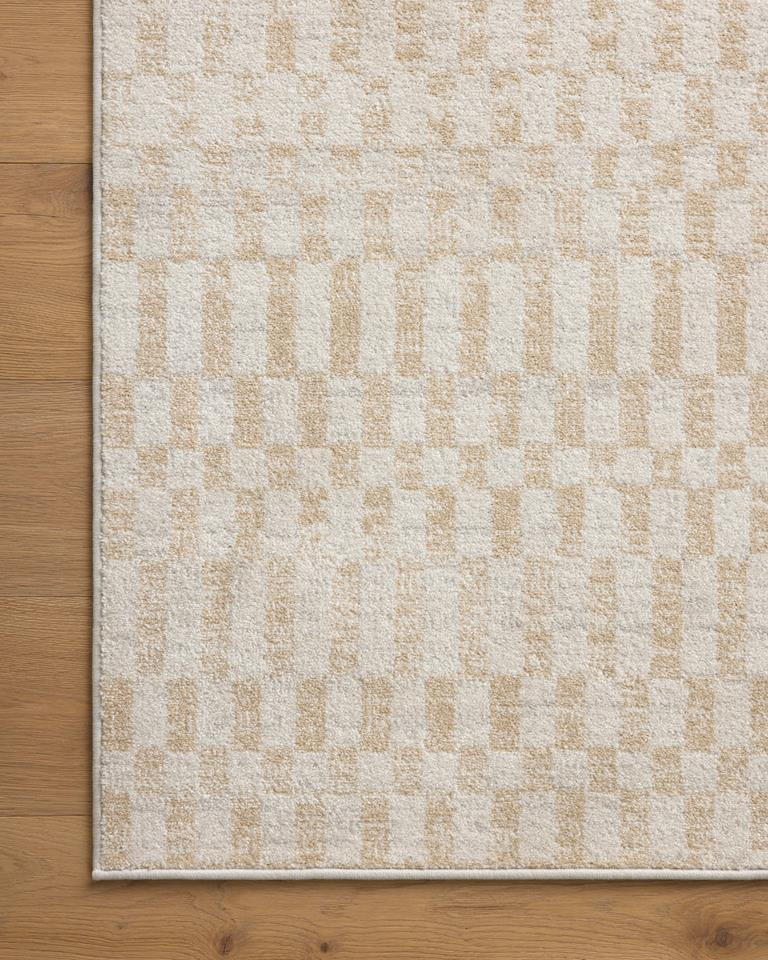 Loloi II Kamala KAM-05 Ivory Natural Area Rug Corner