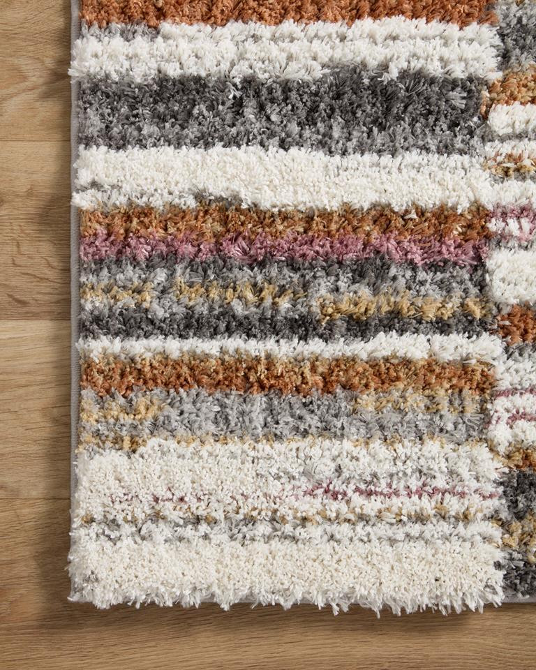 Loloi Levitt Shag LEV-03 Ivory Sunset Area Rug | Carpetmart.com