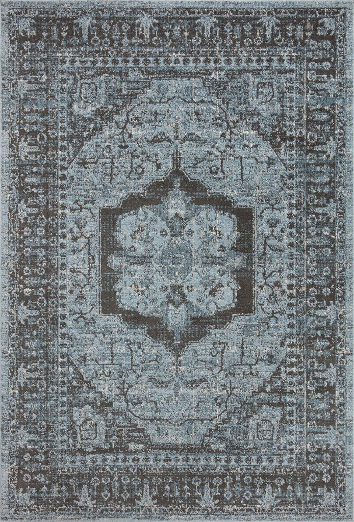Loloi II Odette ODT-08 Sky Charcoal Area Rug | Carpetmart.com