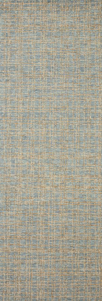 Polly POL-03 Blue Sand Area Rug Runner