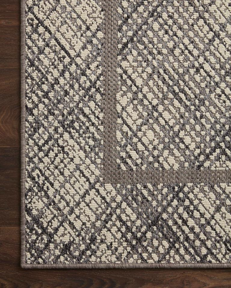 rairairaito10様 Loloi II Rainier RAI-10 Ivory Charcoal Area Rug | Carpetmart.com