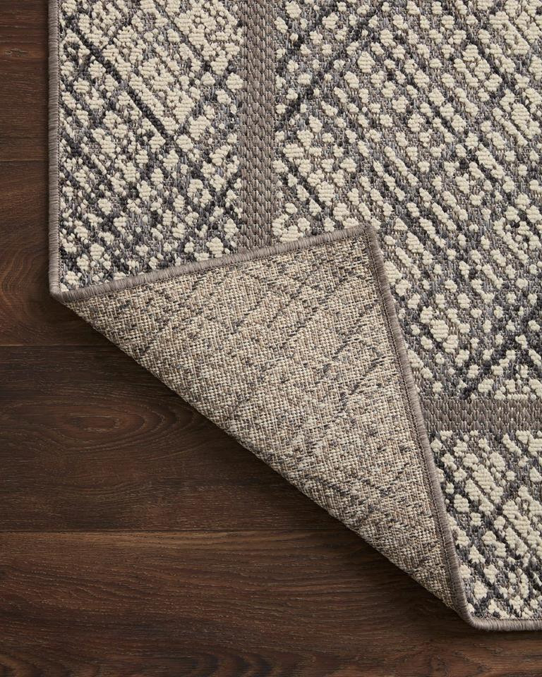 Loloi II Rainier RAI-10 Ivory Charcoal Area Rug | Carpetmart.com
