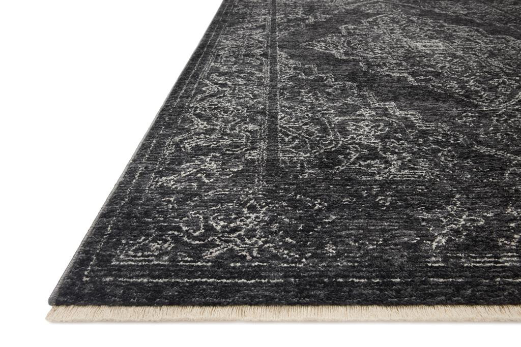 Loloi II Vance VAN-03 Charcoal Dove Area Rug Angle