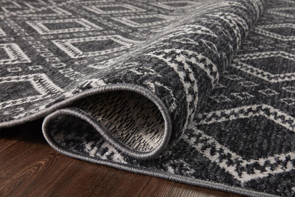 Loloi II Vance VAN-05 Charcoal Dove Area Rug Pile