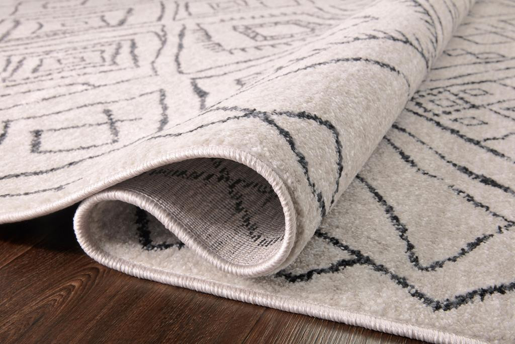 Loloi II Vance VAN-06 Dove Charcoal Area Rug Pile