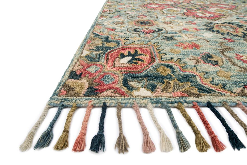 Loloi Zharah ZR-13 Light Blue Multi Area Rug | Carpetmart.com