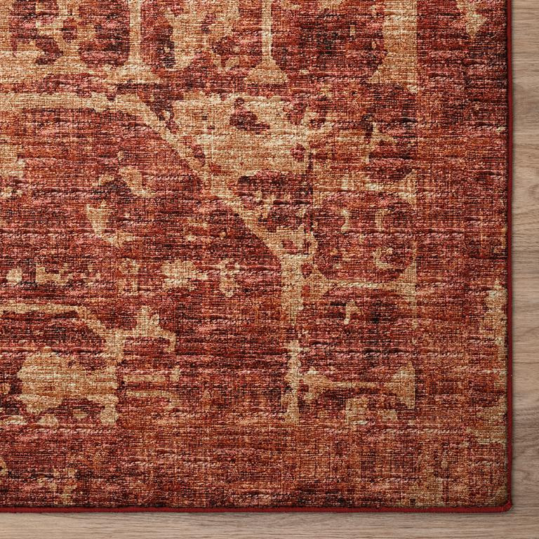 Dalyn Aberdeen AB2 Paprika Area Rug Corner