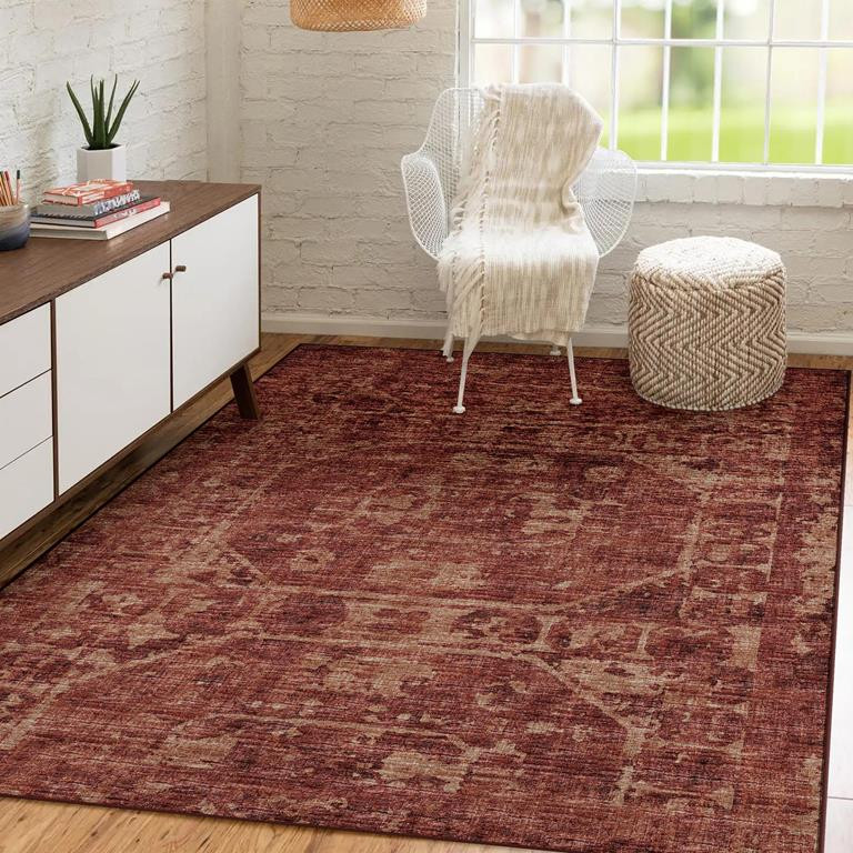 Dalyn Aberdeen AB2 Paprika Area Rug Room Scene