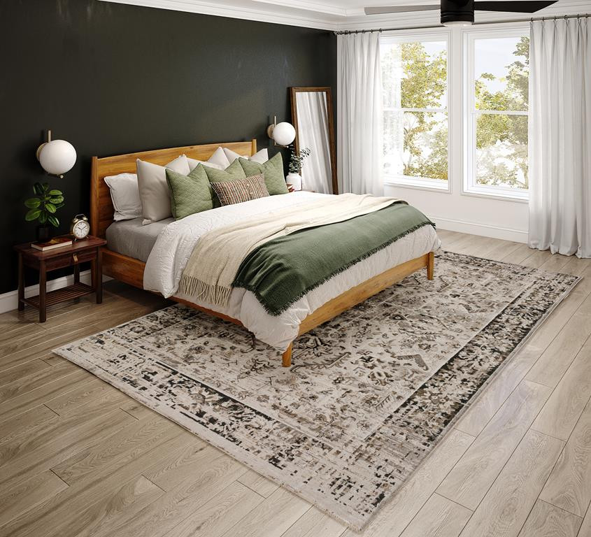 Dalyn Antalya AY4 Silver Area Rug - Carpet & Tile Mart