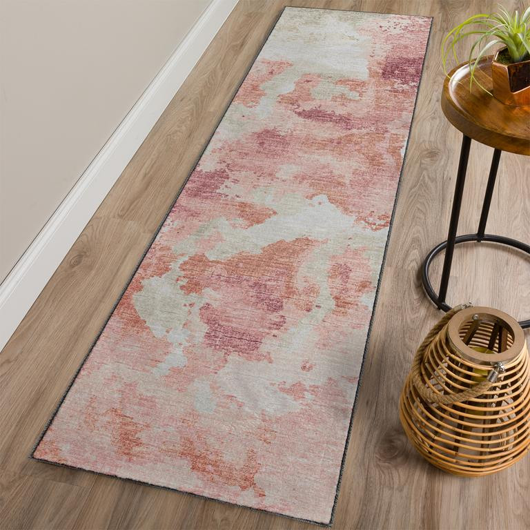 Dalyn Camberly CM2 Blush Runner Area Rug Room Scene