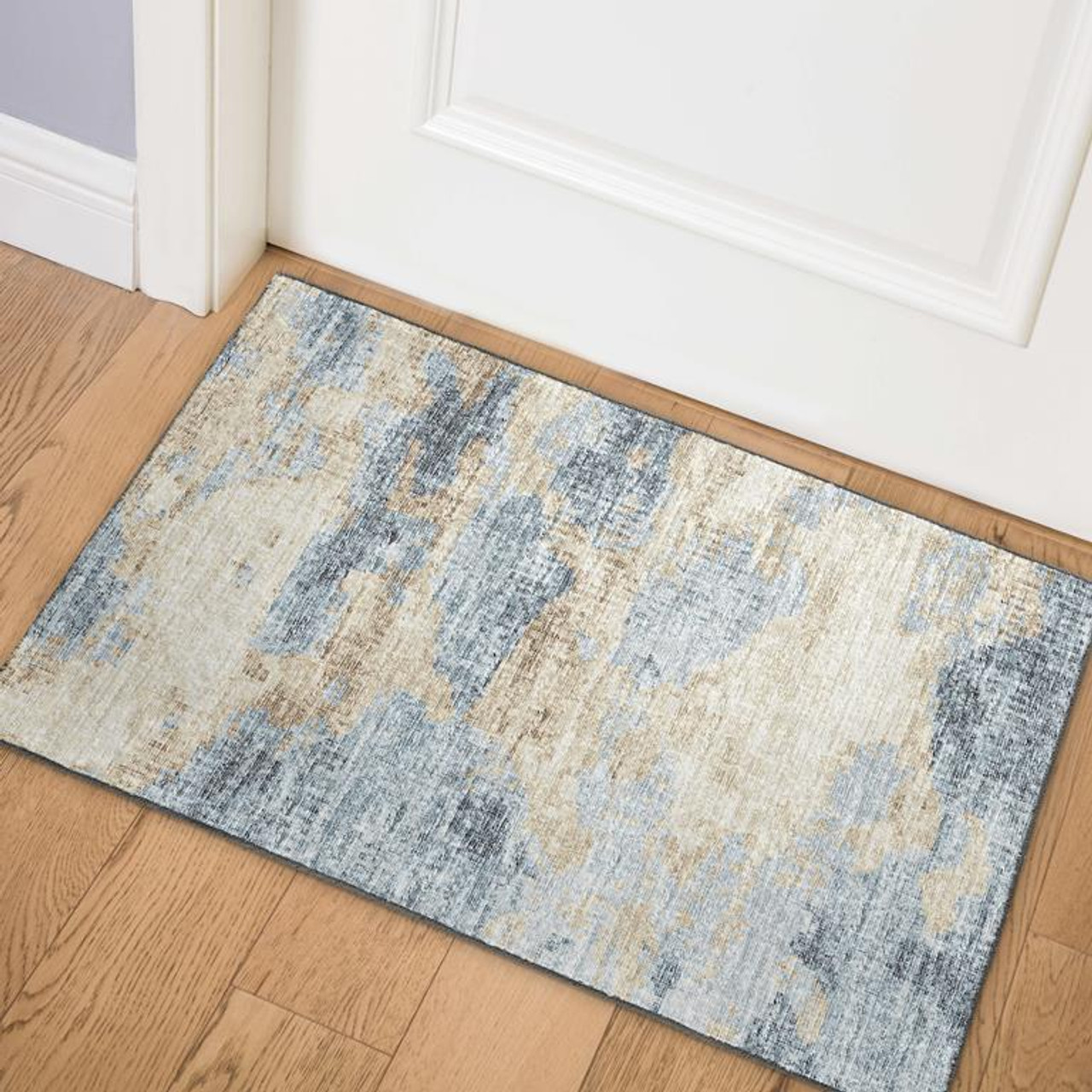 Dalyn Camberly CM6 Indigo Scatter Area Rug Room Scene