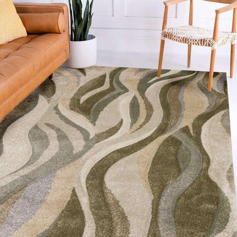 Dalyn Carmona CO5 Cactus Area Rug Room Scene