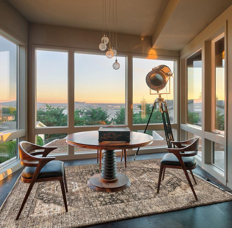 Dalyn Odessa OD2 Graphite Area Rug Room Scene 3