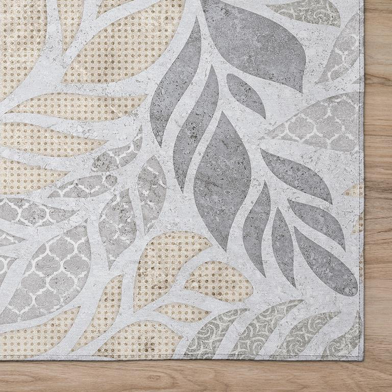 Dalyn Tropics TC3 Grey Area Rug Corner