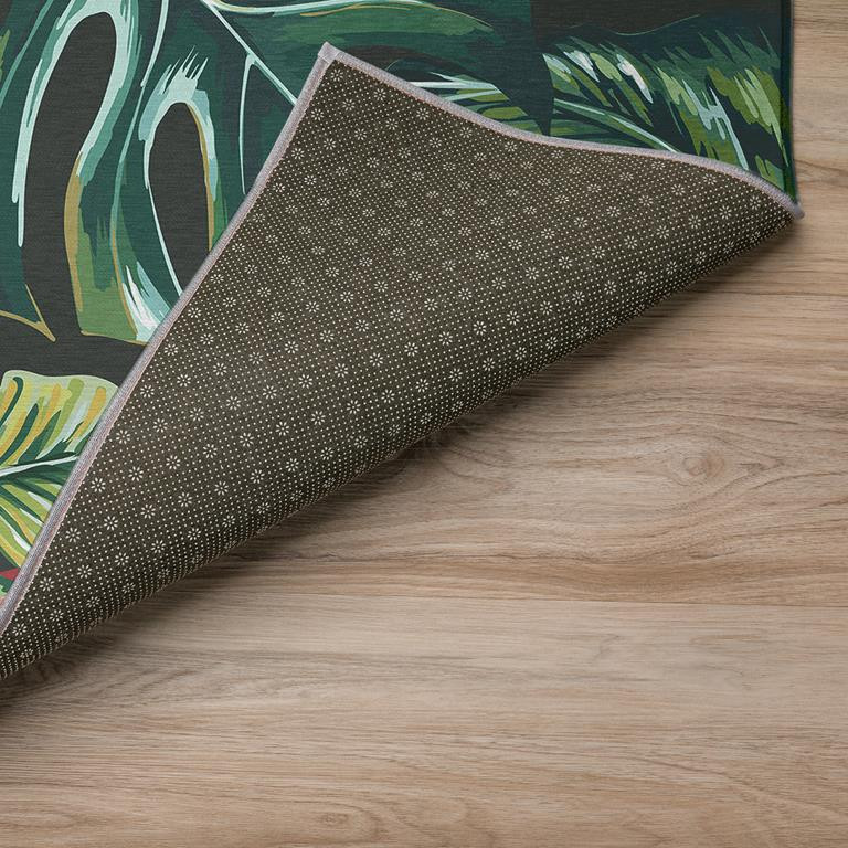 Dalyn Tropics TC6 Black Area Rug Backing