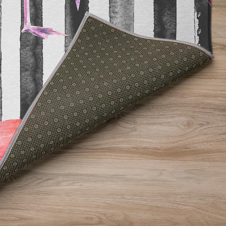 Dalyn Tropics TC9 Black Area Rug Backing