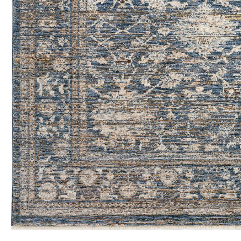 Dalyn Yarra YA1 Navy Area Rug Corner