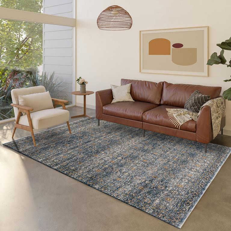 Dalyn Yarra YA6 Navy Area Rug - Carpet & Tile Mart